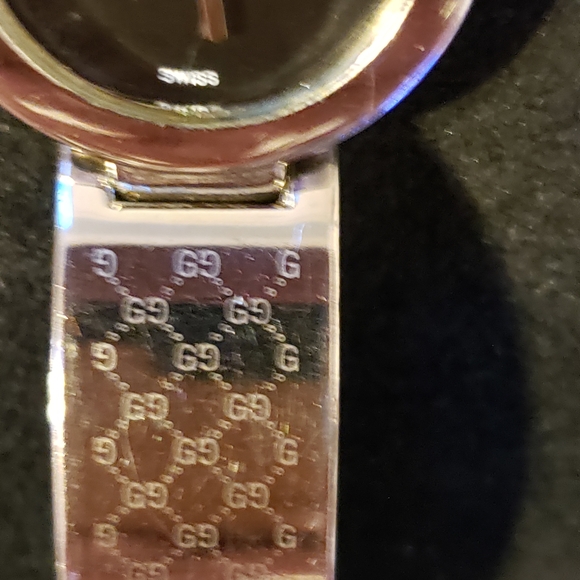 Gucci Silver and Black Watch main image 11